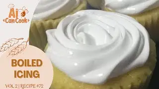 Boiled Icing | No fail using Hand-mixer | Ai Can Cook