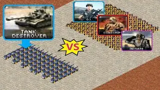 Tank Destroyer vs Main Infantry - Red Alert 2