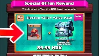KUPUJEM LEGENDARY KING'S CHEST OFFER + 10K GEMOVA TURNIR! &middot; Clash Royale
