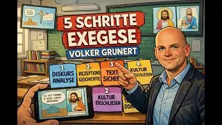 Bibel-Exegese in 3 Minuten: 5 Schritte &ndash; von Diskursanalyse bis Didaktik | Volker Grunert