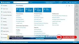 Полная демонстрация дистрибутива Acumatica — динамичная и подробная