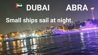 Dubai Abra Ride | Traditional Water Taxi Across Dubai Creek | 4K Relaxing Boat Tour