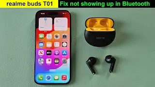 realme buds T01 not connecting on iphone