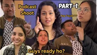 Podcast shoot 🎙️|| Vlog - 3