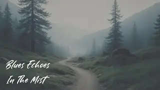 Blues Echoes in the Mist | Slow Blues Instrumental | MynxMotion Studio