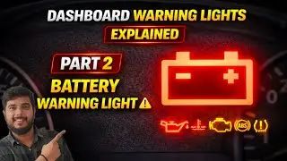 Dashboard Warning Lights Explained | Part 2: Battery warning light | #carmaintenance #cartips 