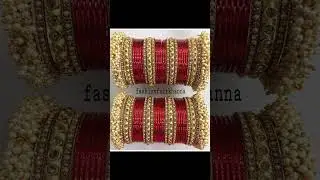Bridal Red Bangle Collection #bridalbangle #shorts