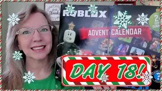 Opening Roblox Christmas Advent Calendar Day 18 #roblox