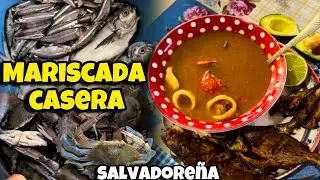 Cómo hacer mariscada Salvadoreña, paso a paso #elsalvador #mariscos 