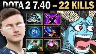 Queen of Pain Pro MID with 22 Kills and Vyse - Gameplay Dota