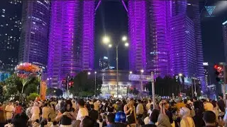 SUASANA MALAM TAHUN BARU DI KLCC MALAYSIA