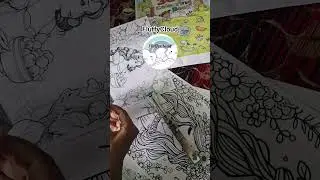 home-made colouring book ഉണ്ടാക്കിയാലോ. വായോ @FluffyCloud-29 #hashtag