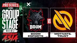 BOOM vs MG.Trust Game 2 - BTS Pro Series 9 SEA: Group Stage w/ MLP & johnxfire