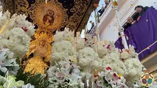 La Virgen de los Dolores en la Calle Cristobal Colón | Madrugá Moguer 2023. 4K