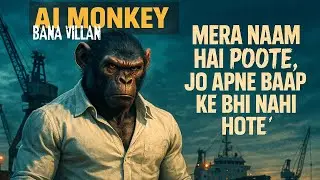 Monkey Turns Villain: &lsquo;Kitne Aadmi The?&rsquo; | AI Monkey 😂
