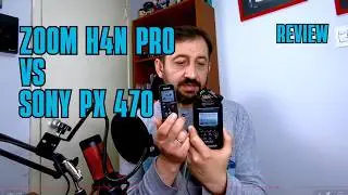 Enfrentamiento en Test Grabadora de voz Zoom H4n Pro Vs Grabador Sony PX 470