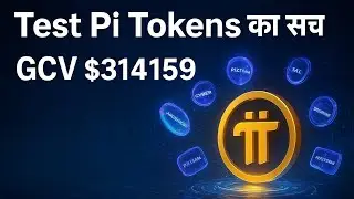Test Pi Tokens का सच आखिर क्या है GCV 314159 के पीछे की असली सच |pi network latest update|pi price