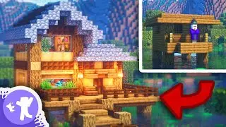 Minecraft: Witch Hut Transformation | TUTORIAL EASY