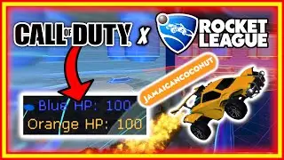 I PLAYED CALL OF DUTY HARDPOINT IN ROCKET LEAGUE | Rocket League Garrison Workshop Map