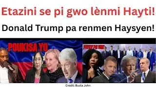 Etazini se pi gwo l&egrave;nmi Ayiti | Donald Trump pa renmen Ayisyen