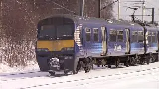 ScotRail Class 320's at Corkerhill Depot/Class 318 on Paisley Canal | 28th February 2018