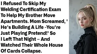 I refused to skip my welding certification exam to help my brother move—and chaos followed