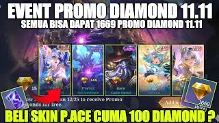 EVENT MLBB 9TH!! Cara Mendapatkan Skin Cici Zhuxin P.Ace 100 Diamond | 1669 Promo Diamond 11.11 MLBB