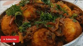 अंडे का फंडा special अंडा कड़ाई रेसिपी at home best and unique dry egg recipe for traveling also 