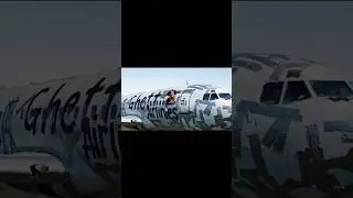 Ghetto airlines flight💀 | #shorts #airplane #ai