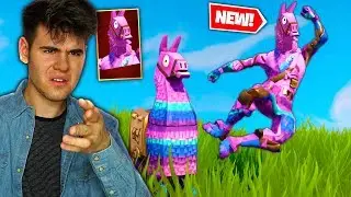 SO I UNLOCKED THE LLAMA SKIN in Fortnite Battle Royale... (NEW LLAMA SKIN GAMEPLAY)