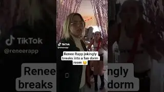 Renee Rapp jokingly breaks into a fan dorm room #reneerapp #dormtour