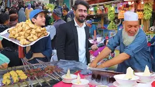 گزارش افغان ویزیت، کباب،بولانی،شیریخ حاجی بابه،سمبوسه،کوته سنگی کابل/ Afghani Samosa