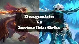 Age of Magic - Dragonkin Vs Invincible Orks!