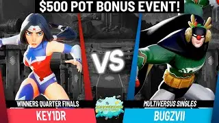 ARMAGEDDON 1 Winners Quarters Bugzvii (Batman) vs KEY1DR (Wonder Woman) - $500 POT BONUS EVENT
