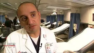Grady Memorial Hospital fights flu with special unit