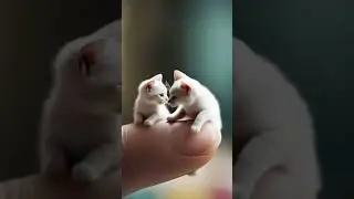 Beautiful tiny cats 🐈 sitting on finger #cat #catlover #cats #catvideos #shorts #shortvideo #short