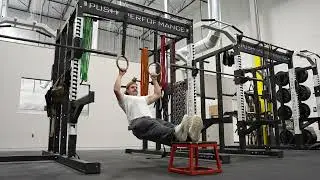 Box Assisted Ring Pull-Ups