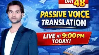 DAY 48 | Passive Voice | Live Class 9 PM | Spoken English
