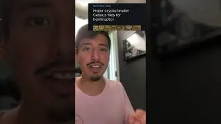 THIS IS NOT GOOD! CELSIUS crypto bankruptcy! #cryptonews #shorts