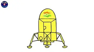 Easy Vikram Lander drawing | Easy Chandrayan 3 drawing  #chandrayaan3 #chandrayan3
