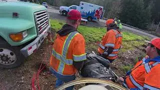 Helmet Cam: Alert Neighbor Helps Lead Firefighters to Injured Driver
