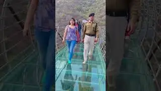 Cute Girl Glass Bridge Rajgir Bihar #vlog  #rajgir #bihar #ytshorts  #shorts #challenge #subscribe