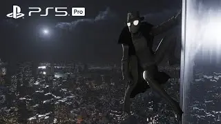Spider-Man 2 PS5 PRO Gameplay | Noir Suit Free Roam | 60FPS Ray Tracing