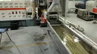 plastic granulator line