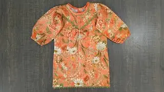 Sew a Cute Baby Girl Dress Using Small Fabric || Easy Sewing Tutorial || Baby girl dress design