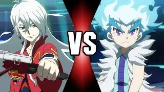Phi (Turbo) Vs Lui (Turbo) Beyblade Burst Battle Zero