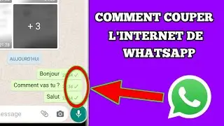 Comment couper l'internet de Whatsapp pour ne pas recevoir des messages