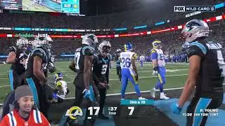 FlightReacts To Rams vs. Carolina Panthers Game Highlights | NFL 2025 Season Wild Card!