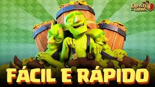 3 ESTRAT&Eacute;GIAS PRA FARMAR MUITO RECURSO RAP&Iacute;DO NO CLASH OF CLANS!