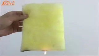 Soundproof and fireproof glass wool roll ISOKING Brand